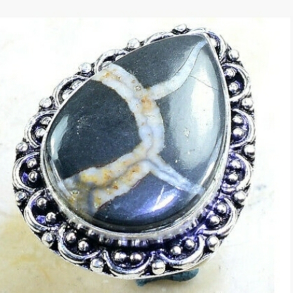 Santa Fe Jewelry Company Jewelry - Coconut Jasper Handcrafted 925SS Ring 7